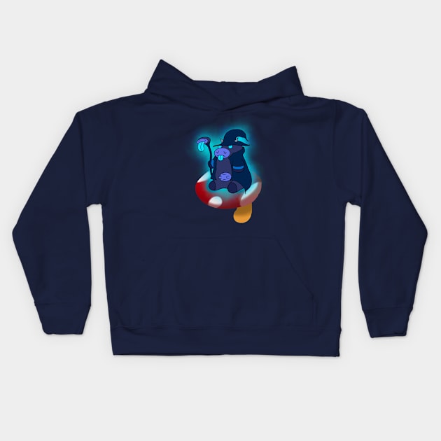 Magic Mooshy - CowLick! Kids Hoodie by Atomic Lunchbox